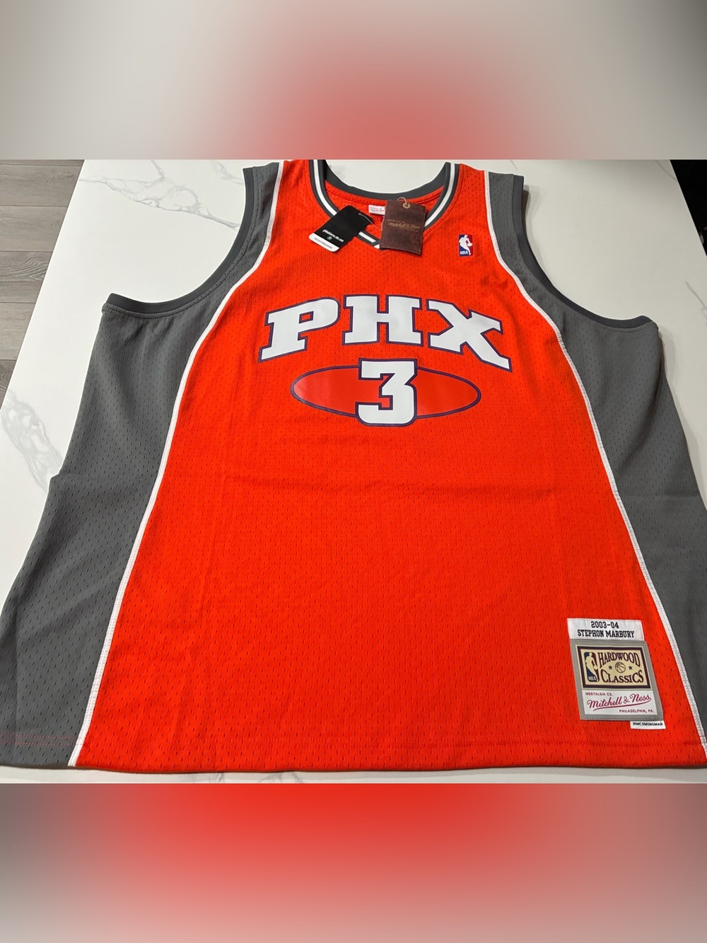 Phoenix Suns Men’s Stephon Marbury Mitchell & Ness Jersey (3XL) Retails For $135